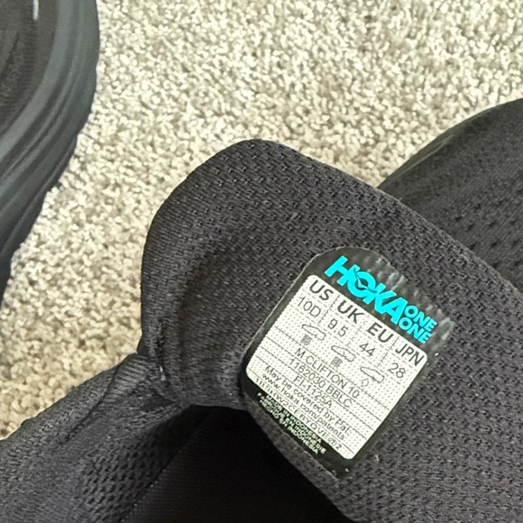 Hoka Men's All-Black Athletic Shoes - Picture 4 of 5